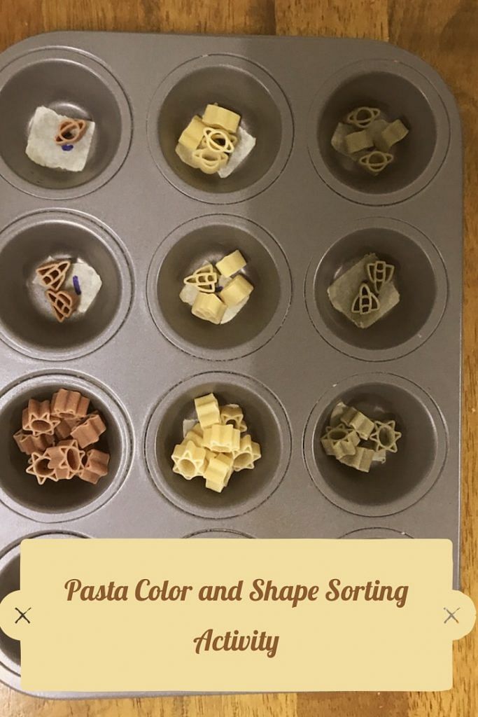 Sorting Activity Using Pastas 