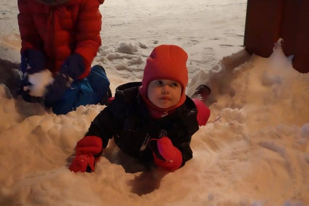 Watching Aurora With Kids From The Warmth of Cabin Hotel 30