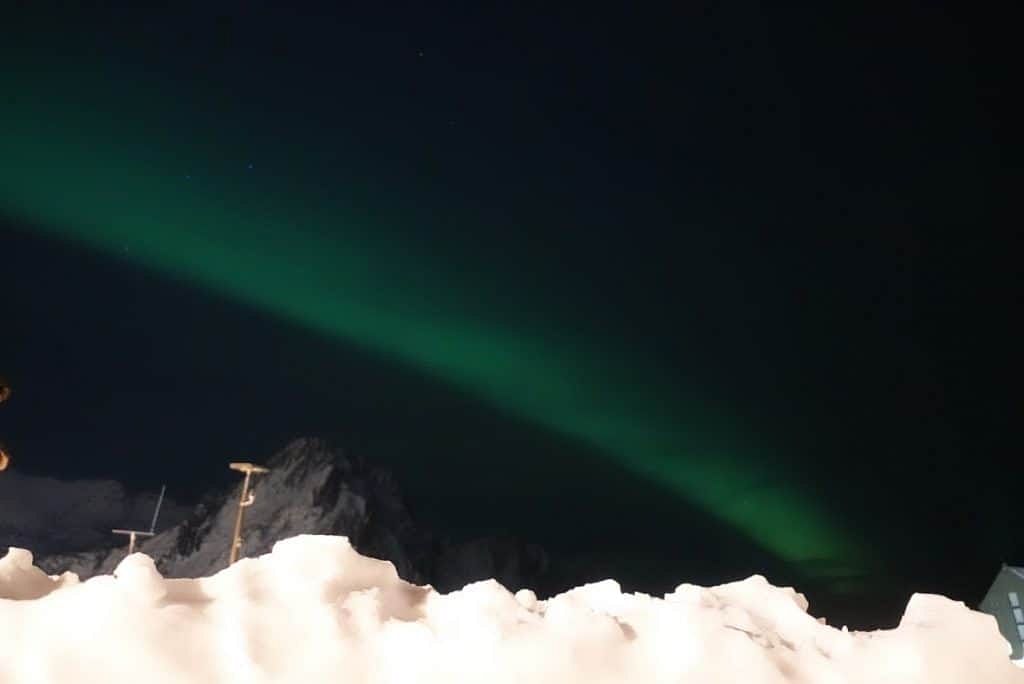 Watching Aurora With Kids From The Warmth of Cabin Hotel 6