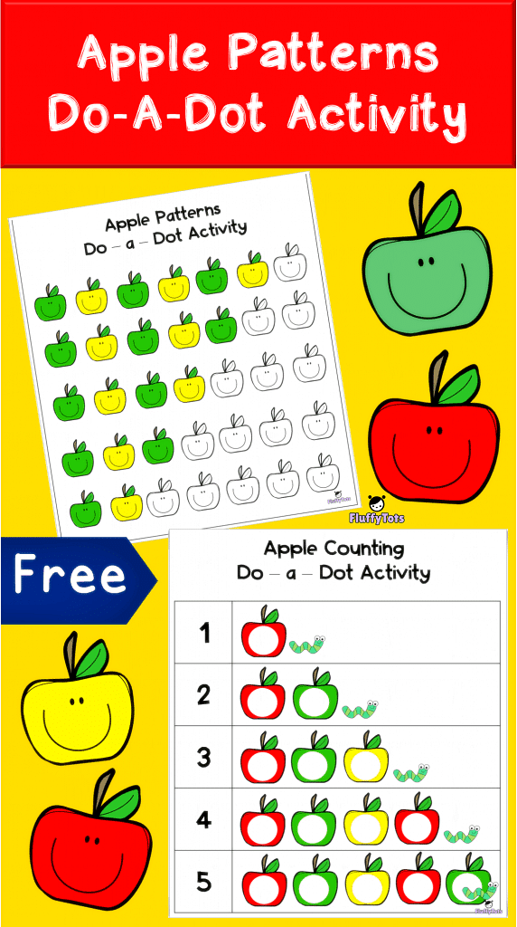 Apple Pattern Do-a-Dot Activity