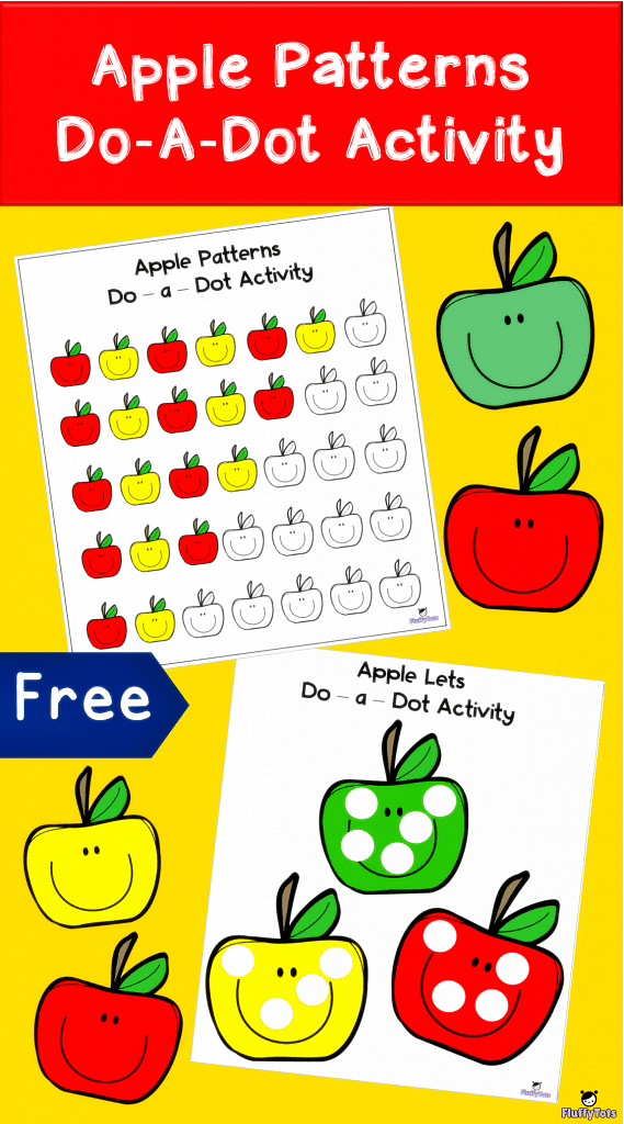 Apple Pattern Do-a-Dot Activity