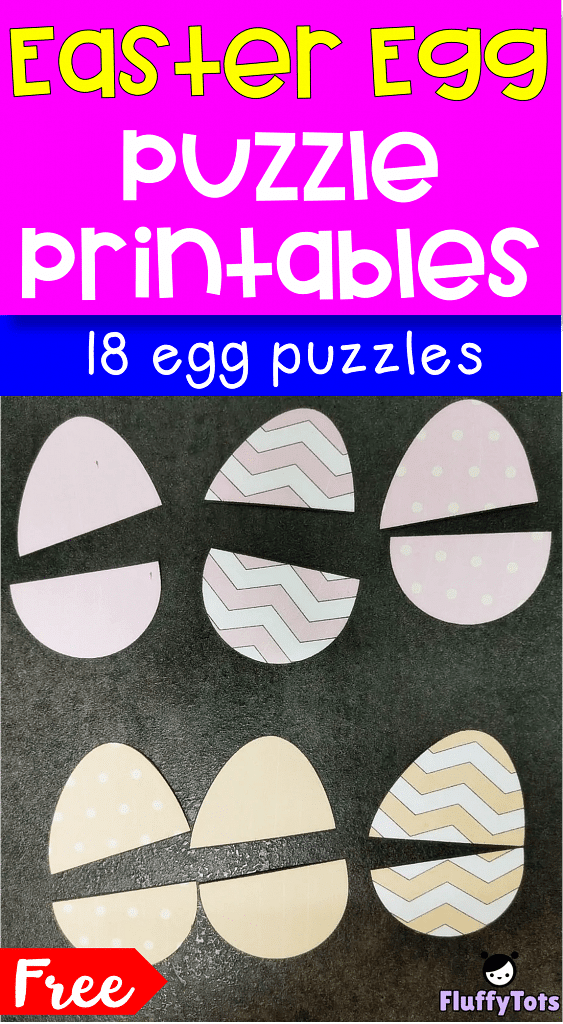 Easter Egg Puzzle Printables