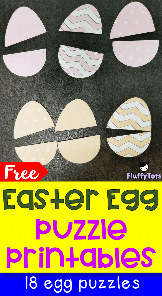 Easter Egg Puzzle Printables Free