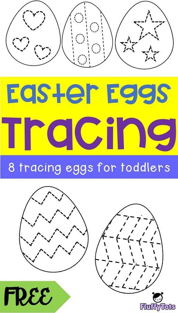 Easter Egg Tracing Activity