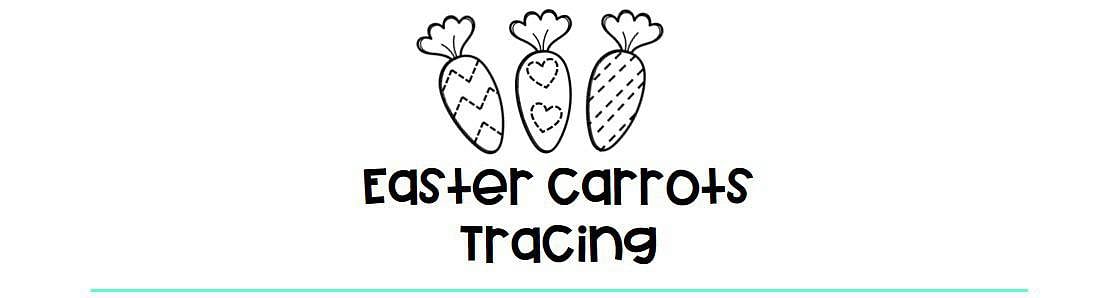 Easter carrot tracing