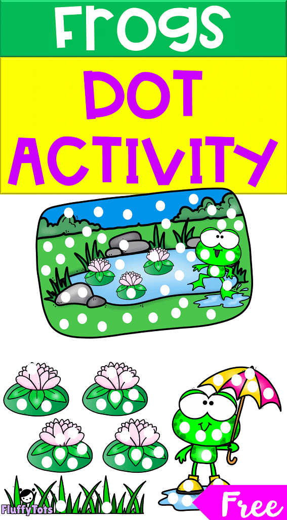 Frogs Dot Activity