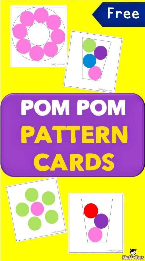 POM POM PATTERN CARDS