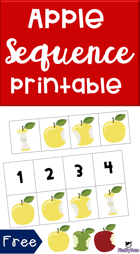 apple sequence printable
