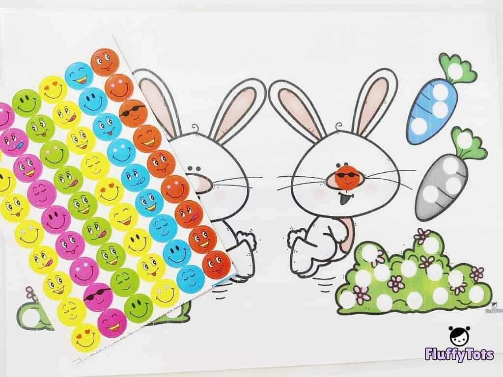 easter dot activity