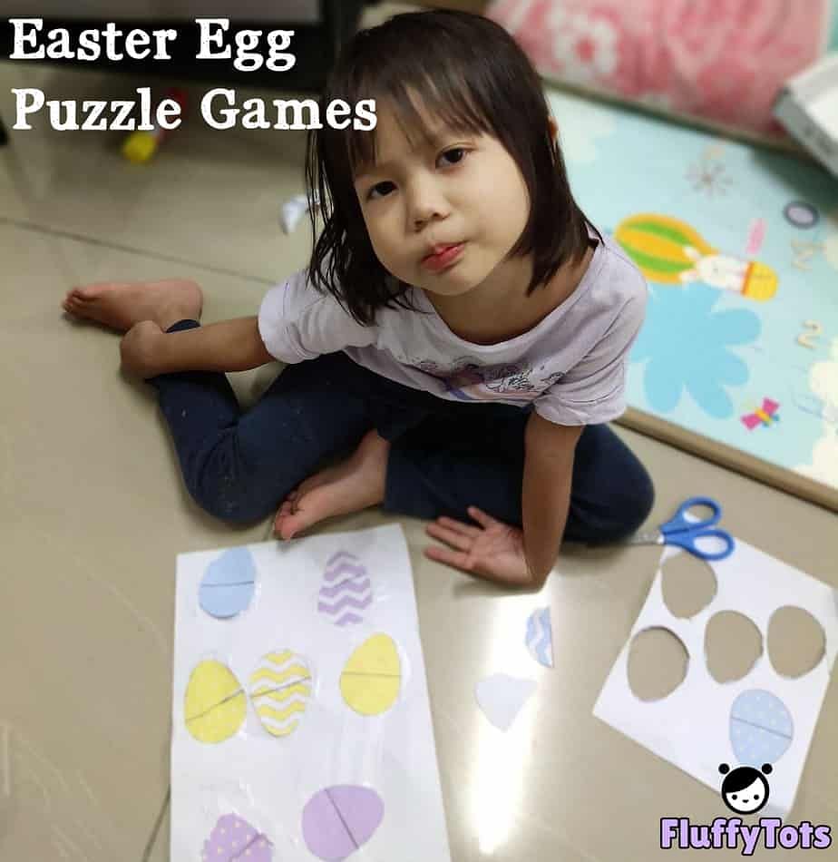 easter egg printable activities cut and paste