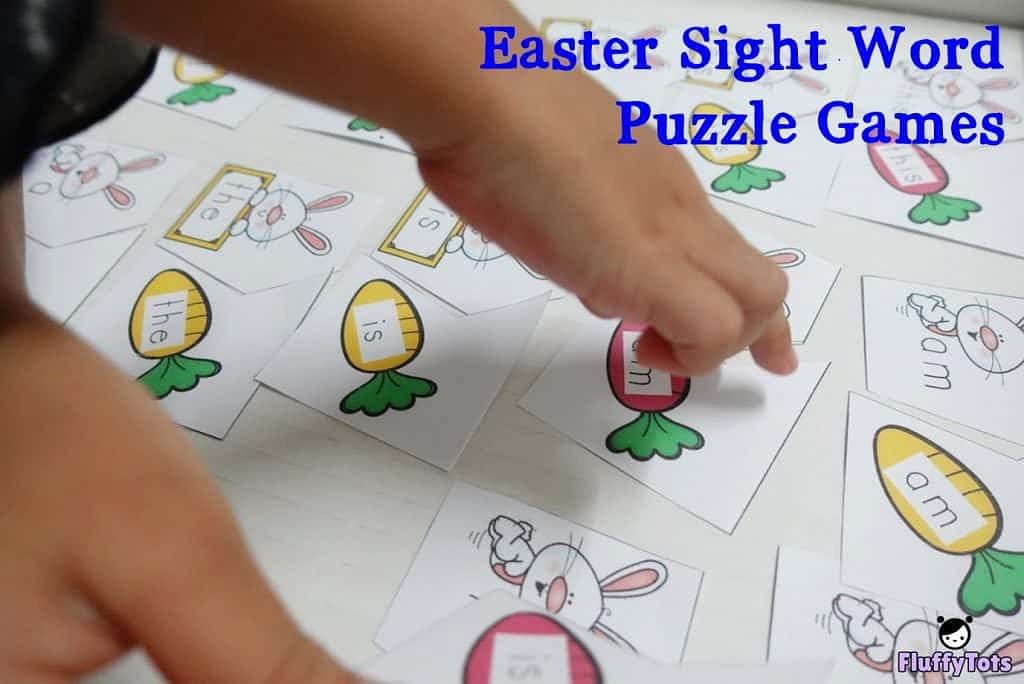 easter sight word game