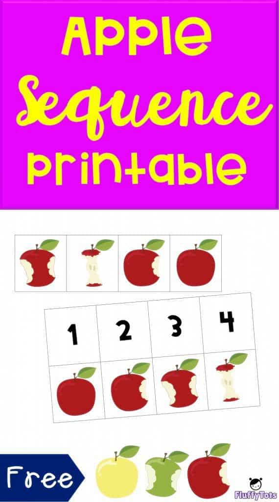 apple sequence printable