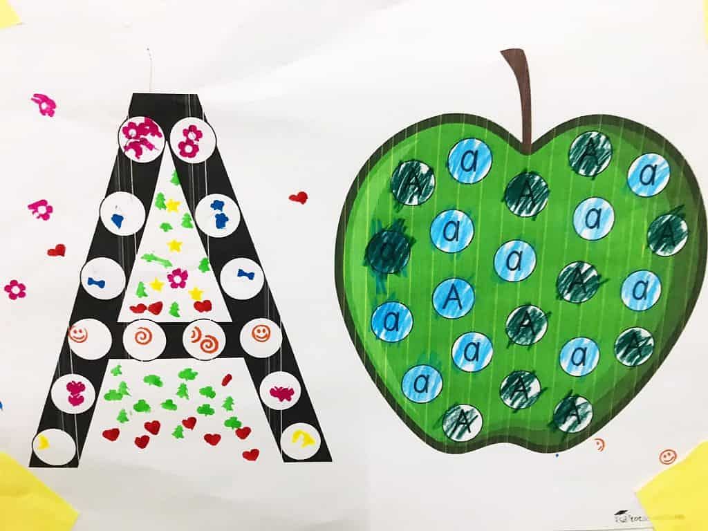 5 Activities for Letter A is For Apple : For Toddler and Preschooler 3