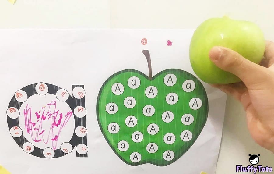 5 Activities for Letter A is For Apple : For Toddler and Preschooler 8