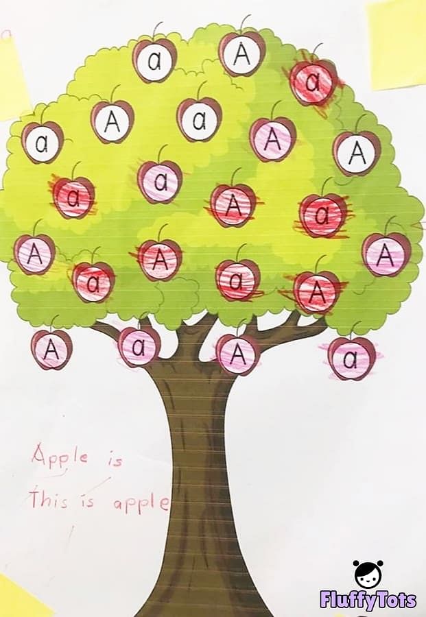 5 Activities for Letter A is For Apple : For Toddler and Preschooler 5