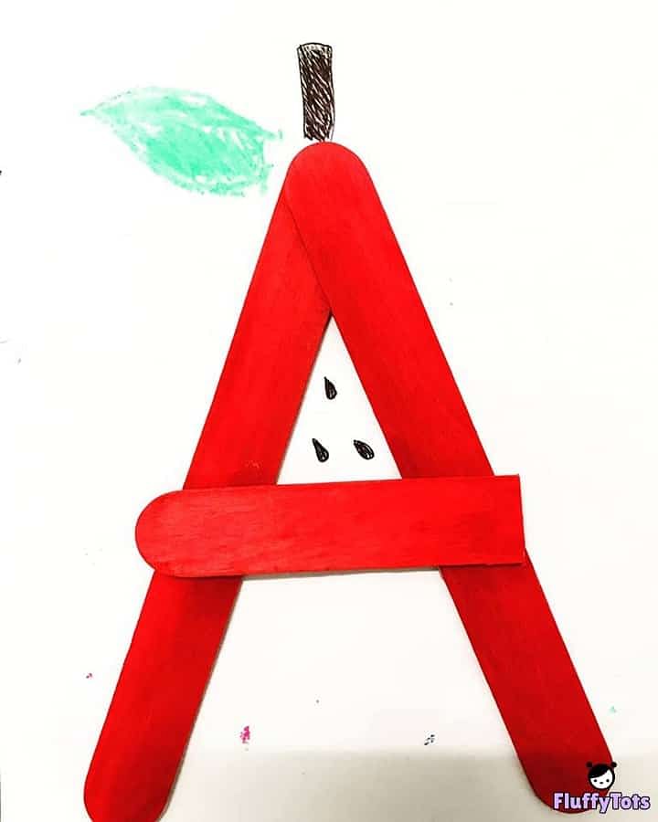 5 Activities for Letter A is For Apple : For Toddler and Preschooler 5