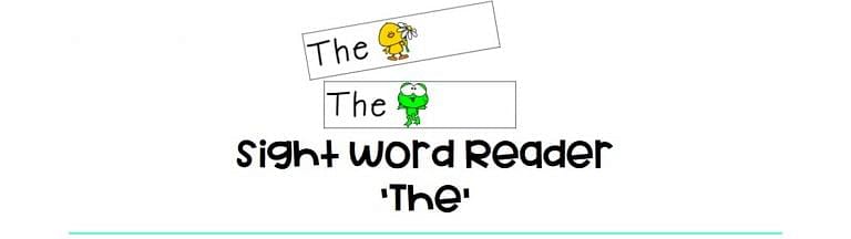Spring Sight Word Reader ‘The’ : 10 Fun Simple Sentences for Preschoolers
