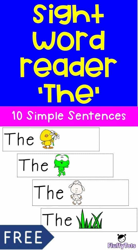 sight words reader 'the'