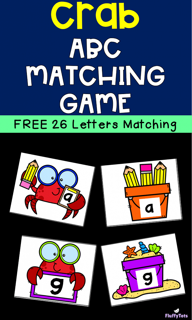 Crab ABC Matching Game