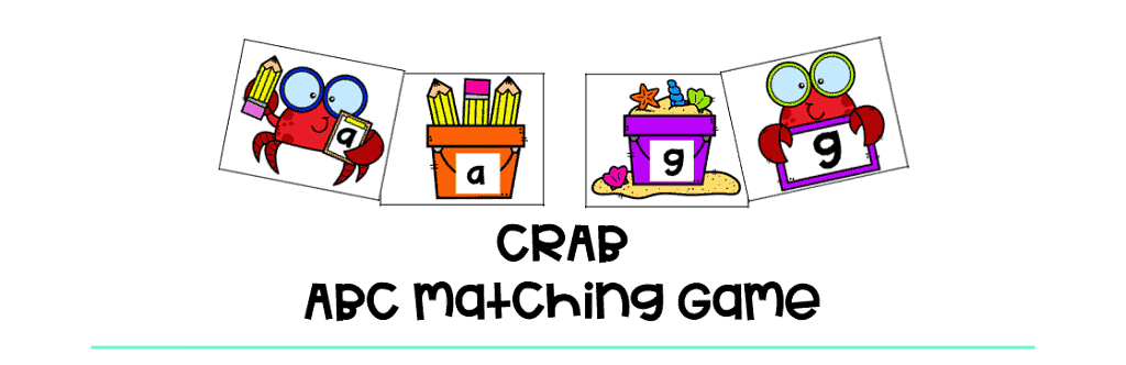 crab preschool activities