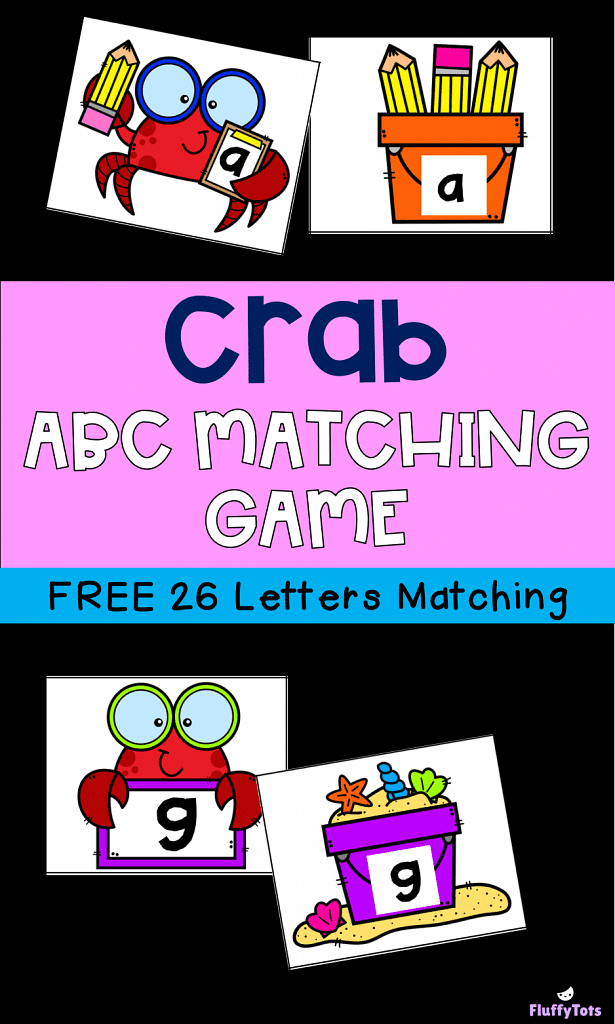Crab Letter Matching Game