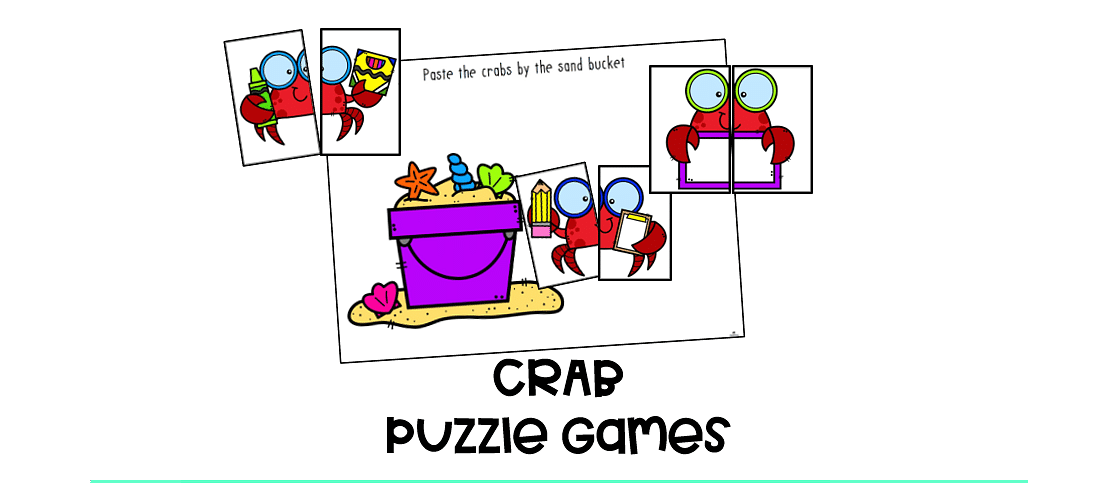Crab Puzzle Games : FREE 8 Super Simple Puzzle 1