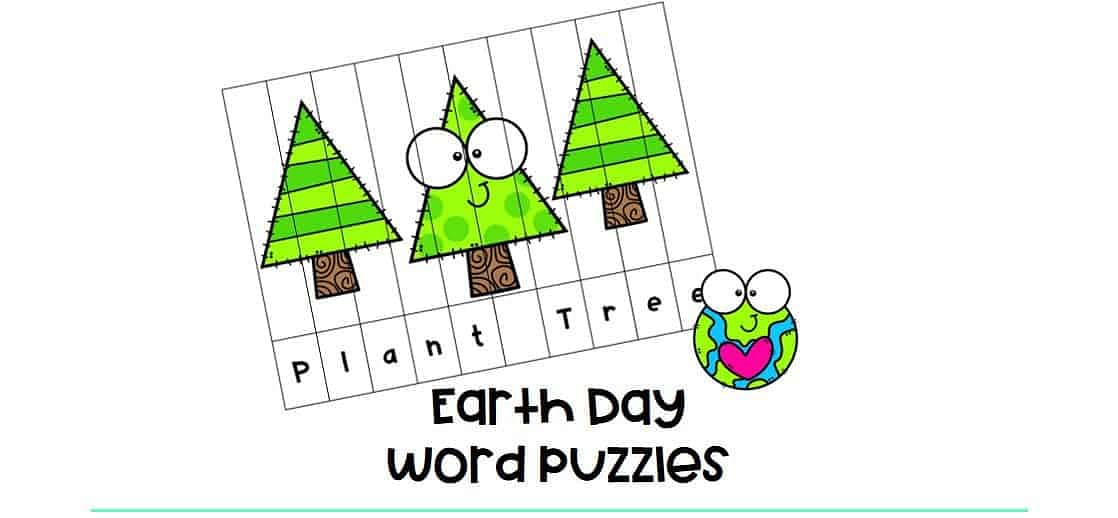 Earth Day Word Puzzle : FREE 5 Exciting Puzzles 1