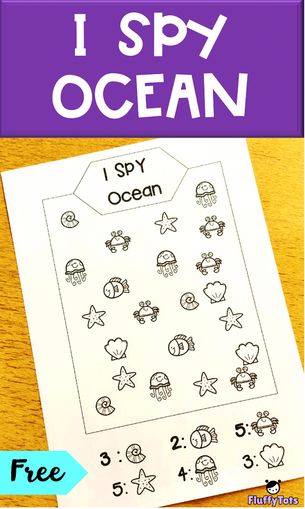 Seek & Count Ocean Animals (Just print and go!) 9