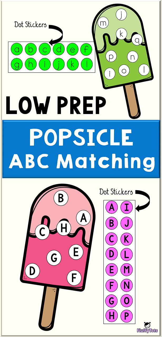 Popsicle ABC Matching