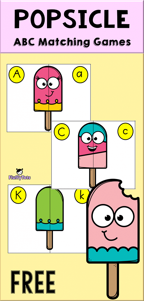 Popsicle ABC Matching