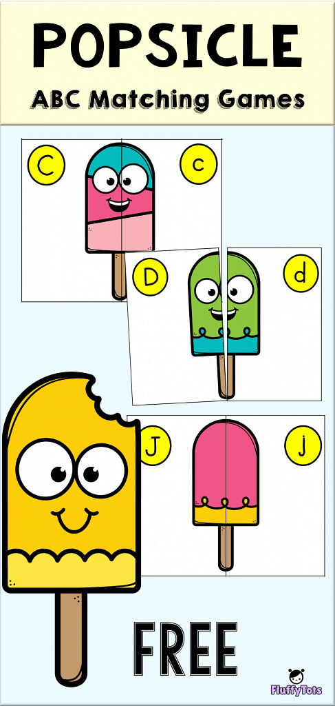 Popsicle ABC Matching Games