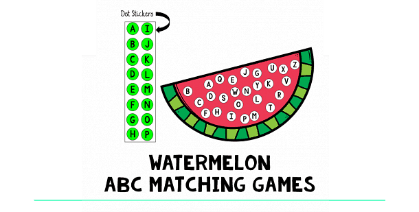 4 Fun Watermelon Preschool Activities For Summer - Fluffytots