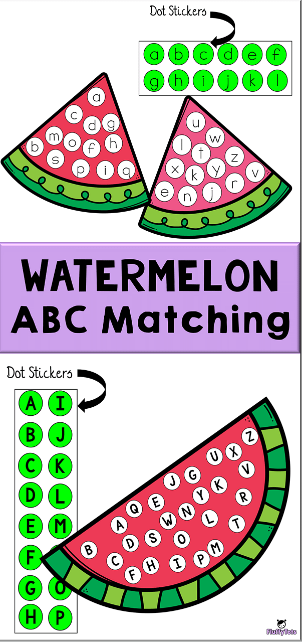 Watermelon ABC Matching