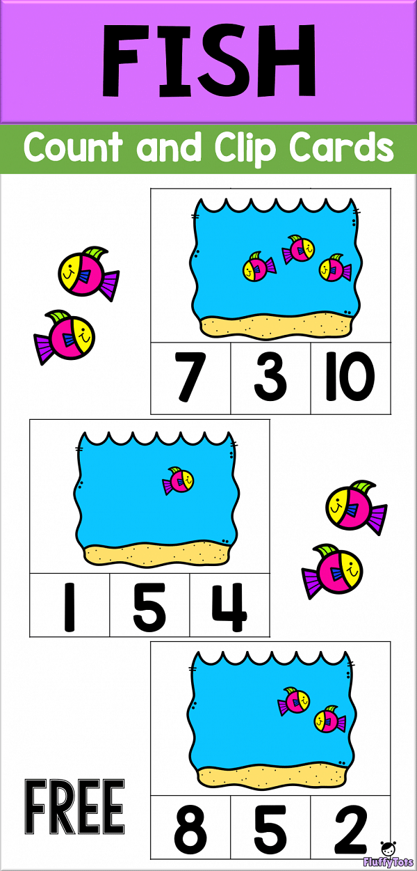 fish count and clip cards