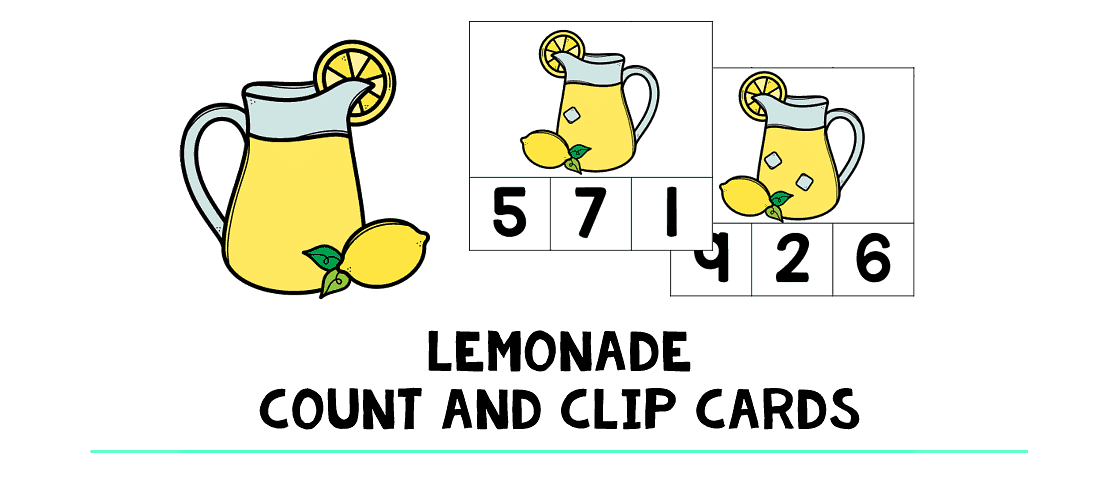 lemonade count and clip cards