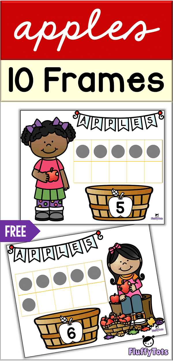 Apple 10-Frames Printables