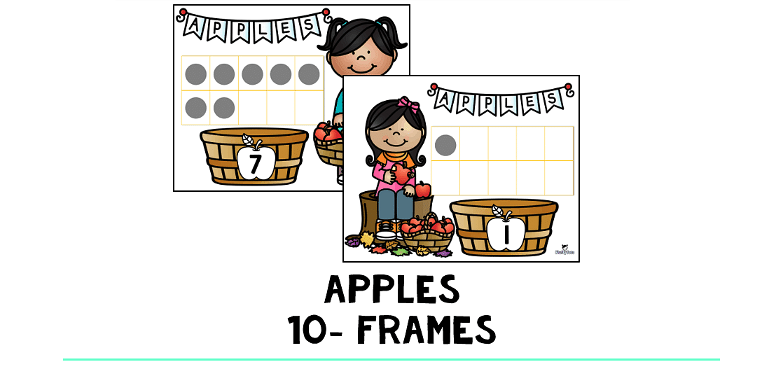 Apple 10-Frames Printables
