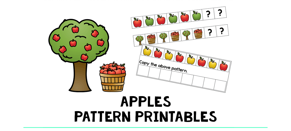 Apple Pattern wORKSHEETS
