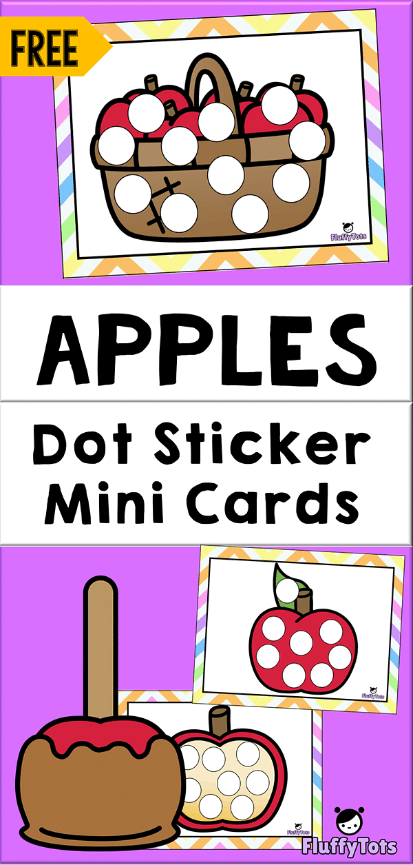 Apple dot sticker printables