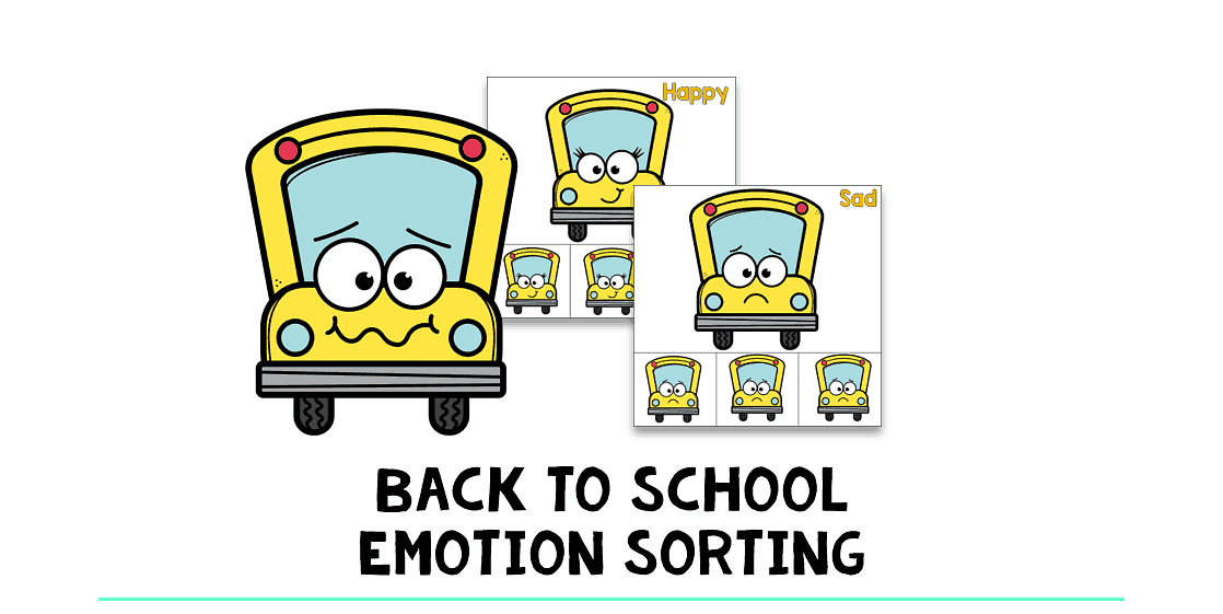 Free Back to School Emotion Sorting 1