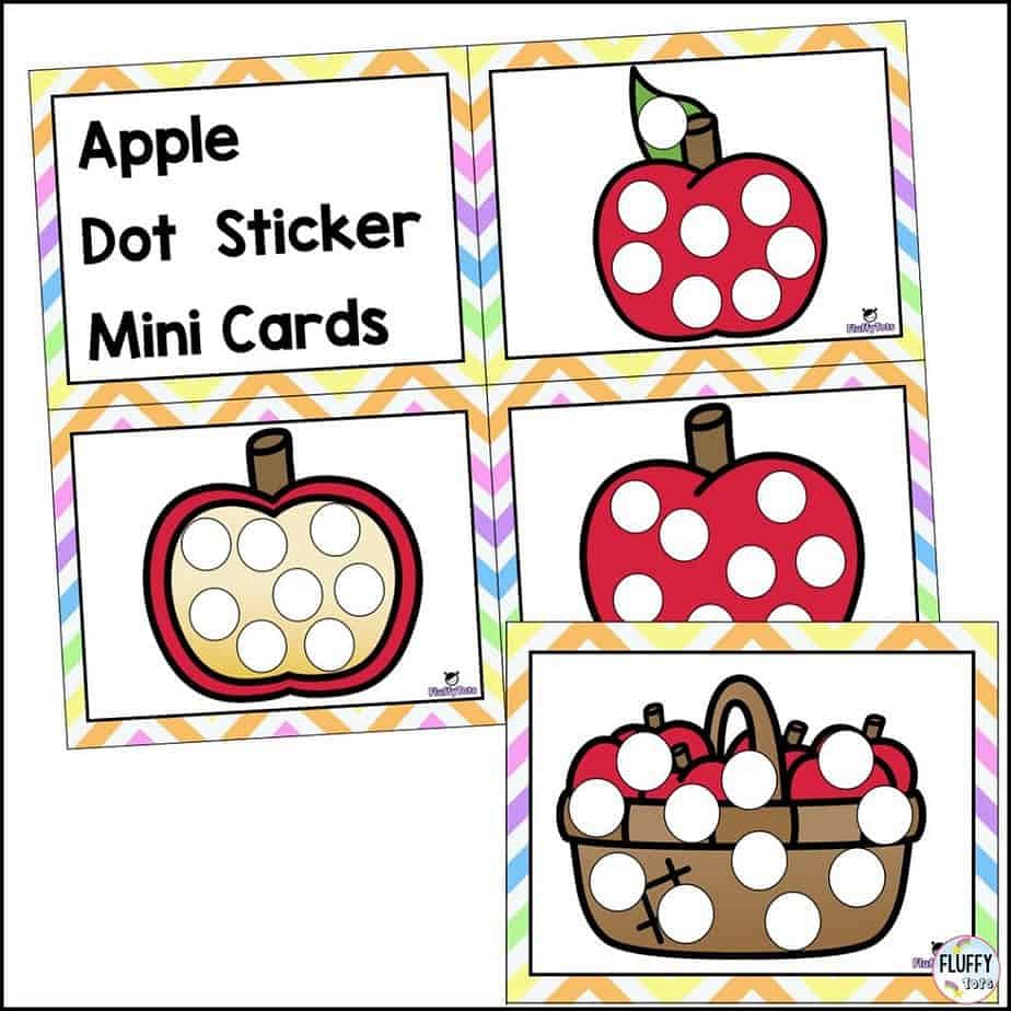 Apple Dot Sticker Mini Cards