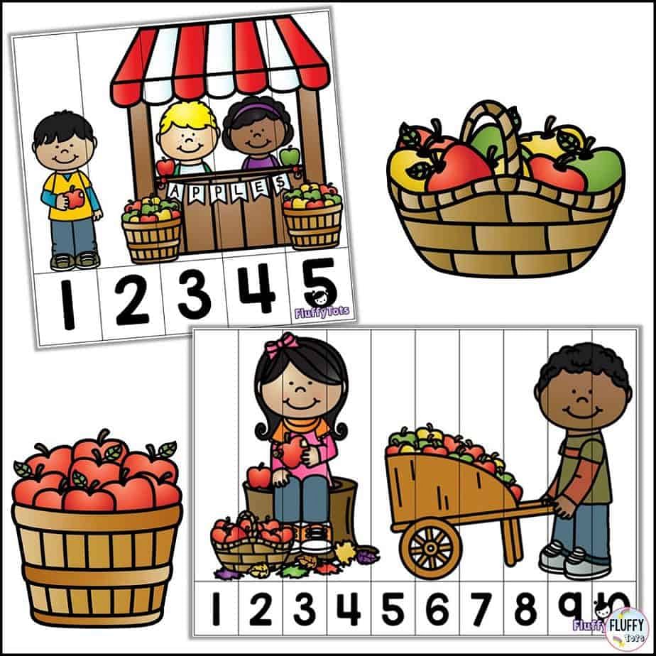 11 FREE Apple Themed Printable and Apple Lesson Plan for Preschool and Toddlers! 5