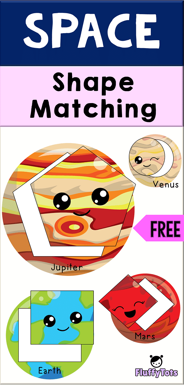 Space Shape Matching Activity
