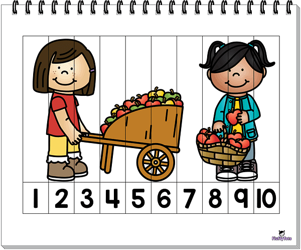 apple number puzzle worksheet