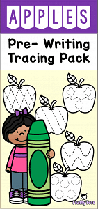 Apple Pre-Writing Tracing Pack