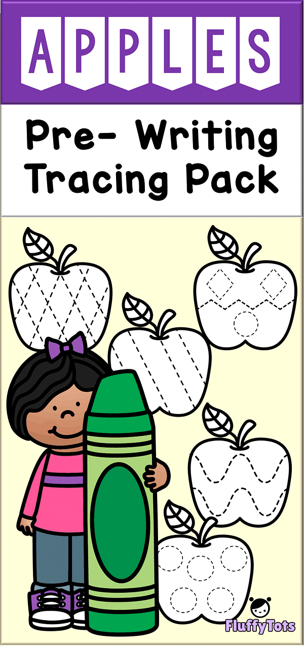 Apple Pre-Writing Tracing Pack