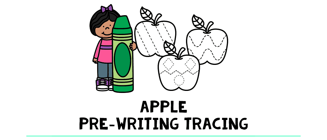 Apple Pre-Writing Tracing