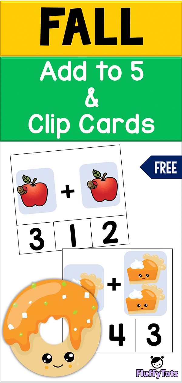 Fall Add and Clip Cards