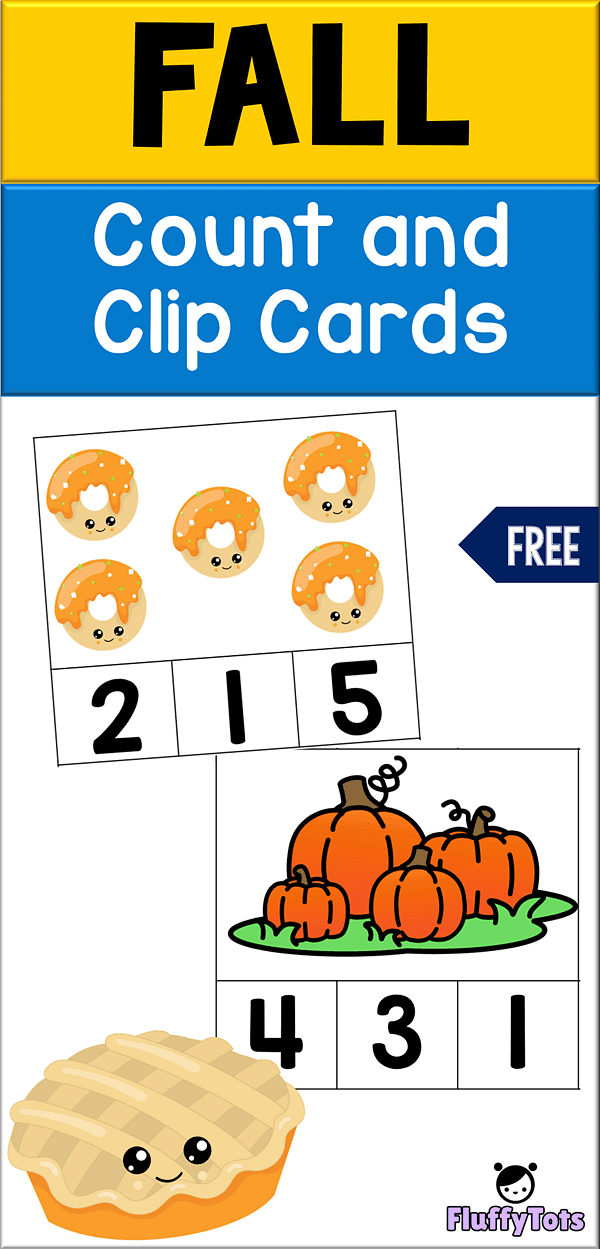 Fall Count and Clip Cards