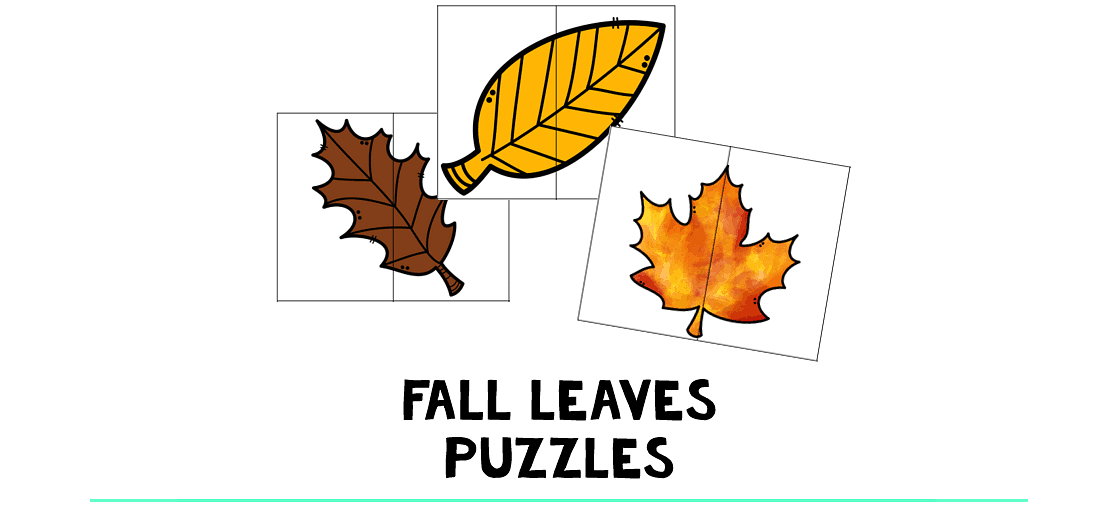 Fall Leaves Puzzle Activity